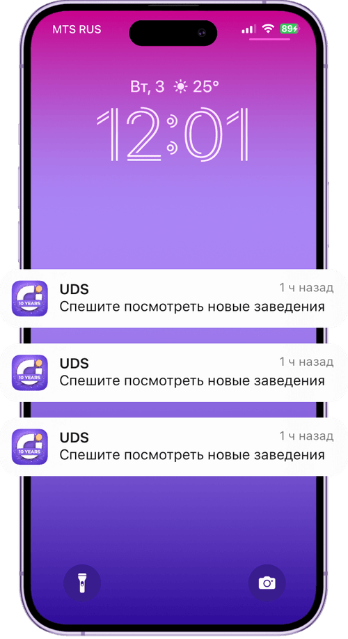 Удержание клиентов с помощью UDS — автоматические push-уведомления и персонализированные предложения